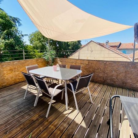 Beau T3 en duplex terrasse et parking bien placé Appartement Toulouse Buitenkant foto